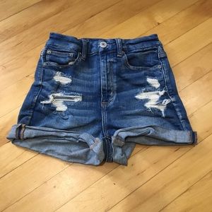 AE  High-Rise Curvy Shortie Shorts